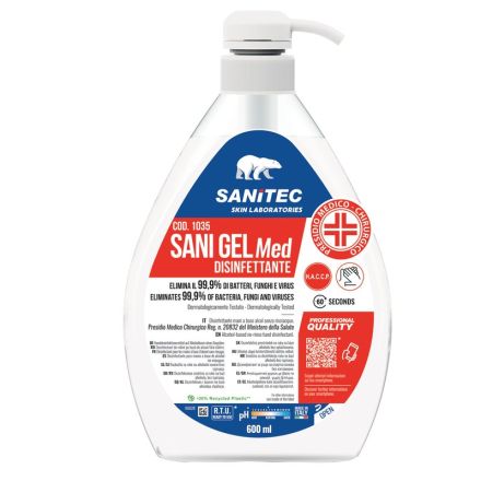 Sani Gel Med - Igienizzanti mani - 5000 ml