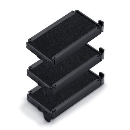Blister 3 cartucce per timbro B12 - compatibile con Timbri MyPrint e Printy 4.0 - colore nero