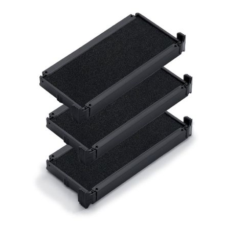 Blister 3 cartucce per timbro B13 - compatibile con Timbri MyPrint e Printy 4.0 - colore nero