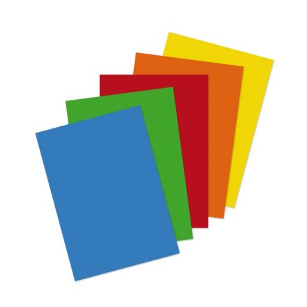 Carta e cartoncini Michelangelo Color A4 - risma da 50 fogli 200g - colori forti - nero