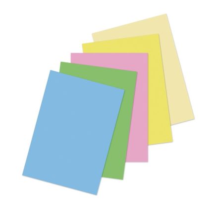 Carta e cartoncini Michelangelo Color A4 - risma da 100 fogli 80g - colori tenui - giallo canary