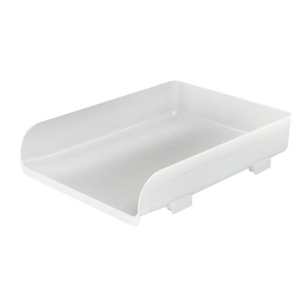 Portacorrispondenza Plastic Desk - colore bianco