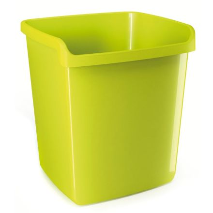 Cestino gettacarte Plastic Desk - colore verde