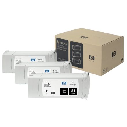 HP - Conf. 3 cartucce inkjet - originale - C5066A - nero