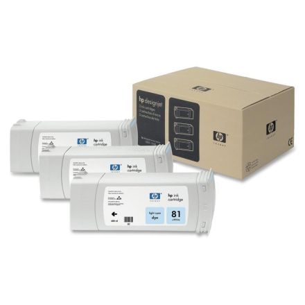 HP - Conf. 3 cartucce inkjet - originale - C5070A - ciano chiaro