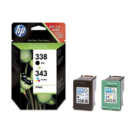HP - Conf. 2 cartucce inkjet - originale - SD449EE - nero+colore