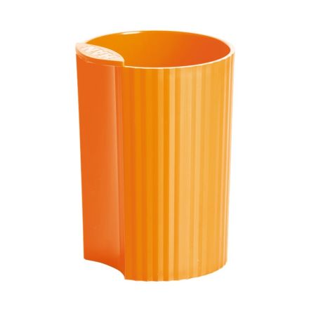 Bicchiere portapenne diam. 77 mm/H 100 mm - arancio