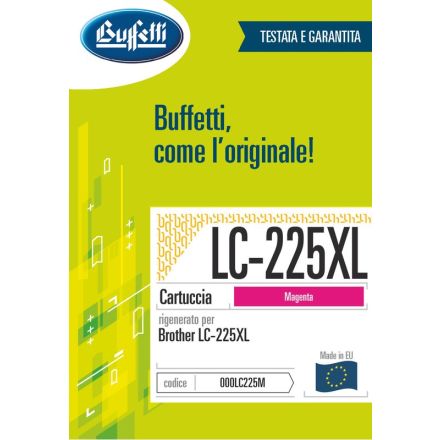 Brother Cartuccia ink jet - Compatibile LC-225XL LC-225XLM - Magenta - 1.200 pag