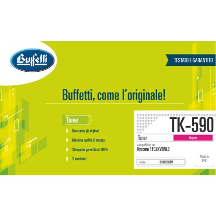 Kyocera Toner - Compatibile TK-590 1T02KVBNL0 - Magenta - 5.000 pag