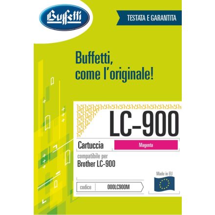Brother Cartuccia ink jet - Compatibile LC-900 LC-900M - Magenta - 400 pag