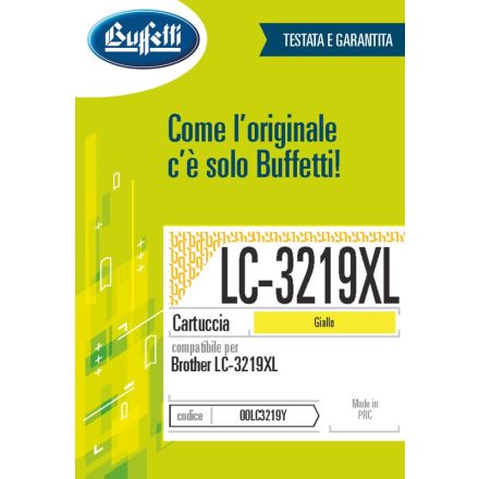 Brother Cartuccia ink jet - Compatibile LC-3219XL LC-3219XLY - Giallo - 1.500 pag