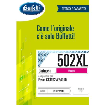 Epson Cartuccia ink jet - Compatibile 502XL T02W3 - Magenta - 470 pag