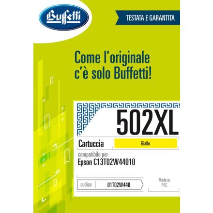 Epson Cartuccia ink jet - Compatibile 502XL T02W4 - Giallo - 470 pag