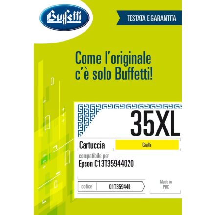 Epson Cartuccia ink jet - Compatibile 35XL T3594 - Giallo - 1.900 pag