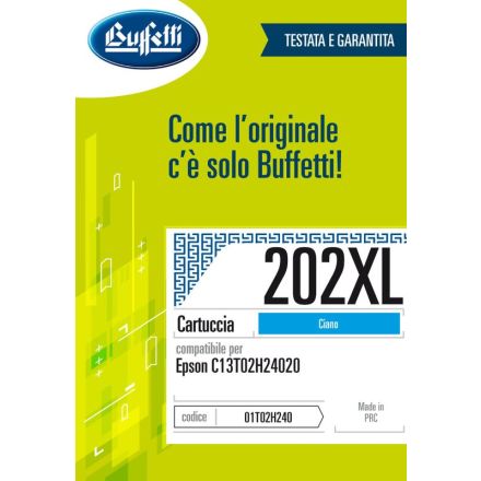 Epson Cartuccia ink jet - Compatibile 202XL T02H2 - Ciano - 650 pag