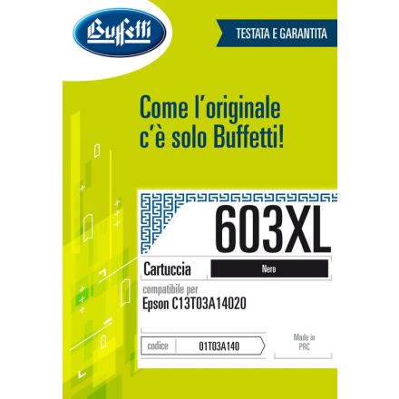 Epson Cartuccia ink jet - Compatibile 603XL T03A1 - Nero - 500 pag