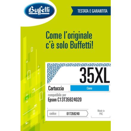 Epson Cartuccia ink jet - Compatibile 35XL T3592 - Ciano - 1.900 pag