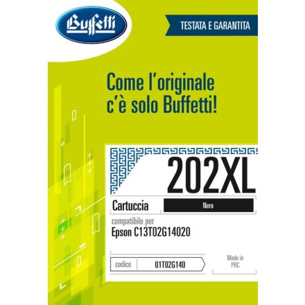 Epson Cartuccia ink jet - Compatibile 202XL T02G1 - Nero - 550 pag
