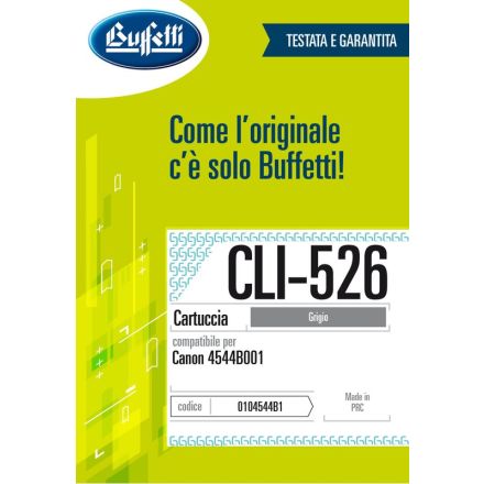 Canon Cartuccia ink jet - Compatibile CLI-526 4543B001 - Giallo