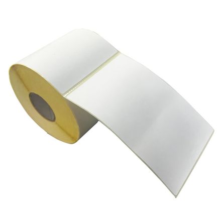 Rotolo da 500 etichette in carta adesive permanenti - f.to 100x150 mm - 1 pista