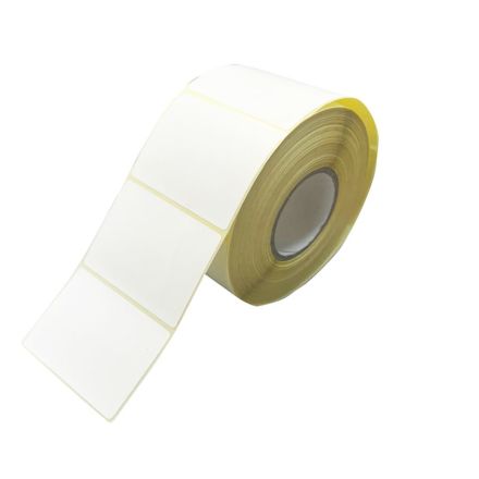 Rotolo da 1.000 etichette in carta adesive permanenti - f.to 58x43 mm - 1 pista