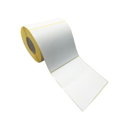 Rotolo da 500 etichette in carta adesive permanenti - f.to 50x100 mm - 1 pista