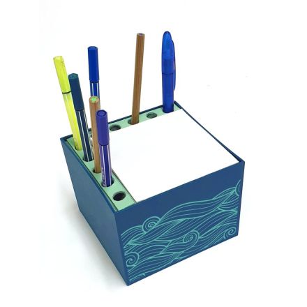 Portafoglietti OCEAN - plastica rigenerata - azzurro