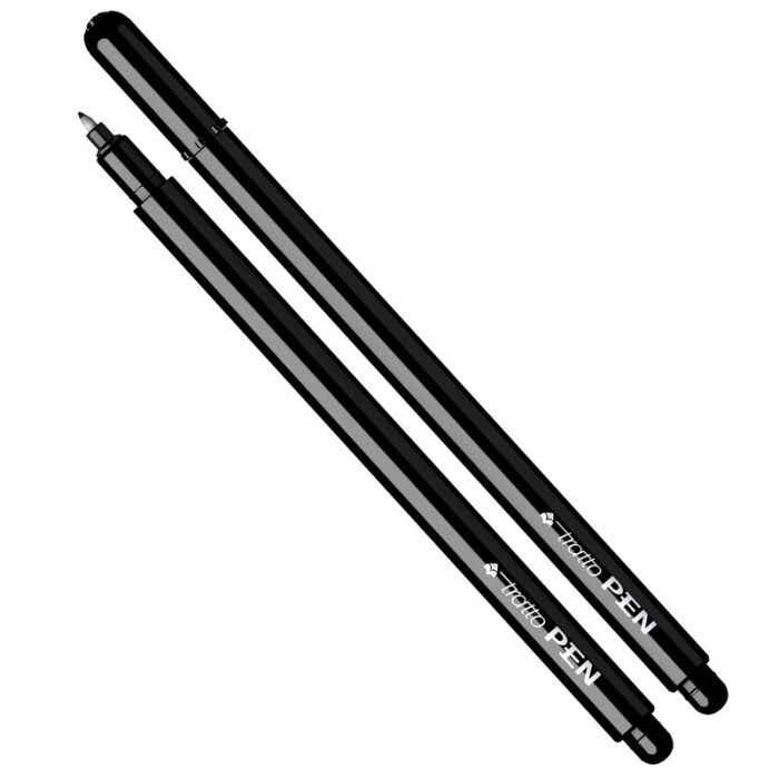 Penna con punta sintetica Tratto Pen - nero - Tratto 0,5 mm