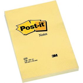 Foglietti Post-it Note XXL - Neutro - 102x152 mm - Giallo Canary