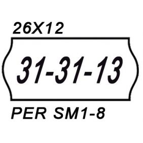 Etichette rimovibili 26 x 12 mm giallo