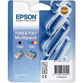 Epson - Conf. 2 cartucce inkjet - originale - C13T06624020 - nero+colore