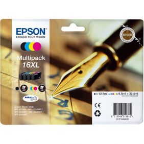 Epson - Conf. 4 cartucce inkjet - originale - C13T16364010 - n+c+m+g