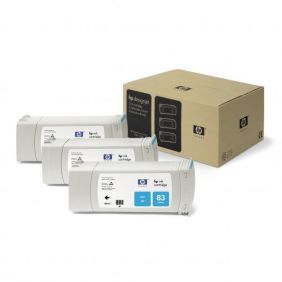 HP - Conf. 3 cartucce inkjet - originale - C5073A - ciano