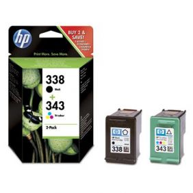 HP - Conf. 2 cartucce inkjet - originale - SD449EE - nero+colore