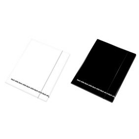 Cartellina con elastico Black White - 33x24 cm - colori assortiti