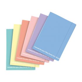 Cartellina con elastico Happy Color colori Pastello - 33x24cm - colori assortiti