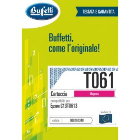 Epson Cartuccia ink jet - Compatibile T061 C13T061340 - Magenta