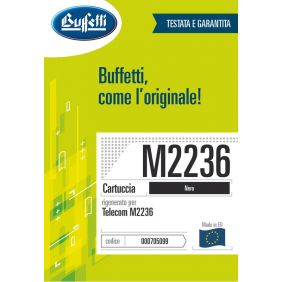 Telecom Cartuccia ink jet - Compatibile Rigenerato M2236 - Nero