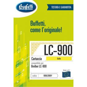 Brother Cartuccia ink jet - Compatibile LC-900 LC-900Y - Giallo