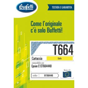 Epson Cartuccia ink jet - Compatibile T664 C13T664440 - Giallo