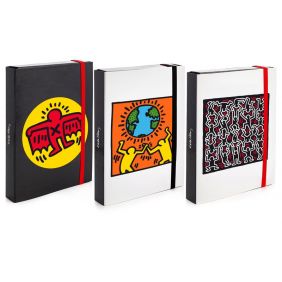 Scatola progetti con elastico Image - Dorso 5 cm - 33x25 cm - Keith Haring - soggetti assortiti