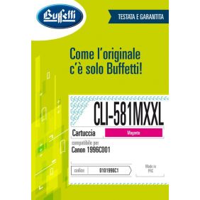 Canon Cartuccia ink jet - Compatibile CLI-581M XXL 1996C001 - Magenta