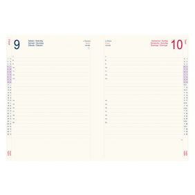 Refill Agenda giornaliera 12 mesi - 2022 - 17,1x24 cm - carta avorio