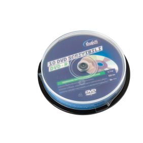 Buffetti - DVD-R - 4,7 GB - spindle da 10 - Silver