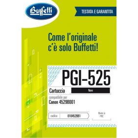 Canon Cartuccia ink jet - Compatibile PGI-525 4529B001 - Nero