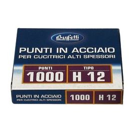 010138000 - Punti metallici 6/4 mm - 1000 punti - Buffetti  (Cancelleria-Cucitrici e perforatori - Punti per cucitrici)